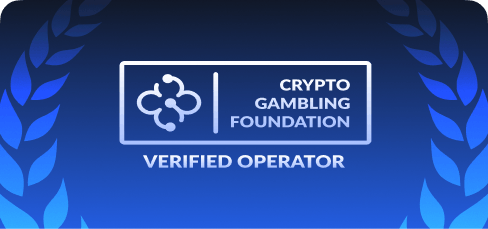 %domain% Verified Operator by Crypto Gambling Foundation - Provably Fair Gaming